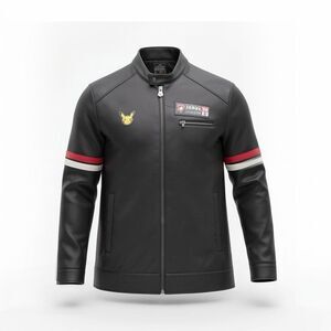 Pokémon Regional Championships Series 26 Leather Full Zip Jacket Mens 2XL